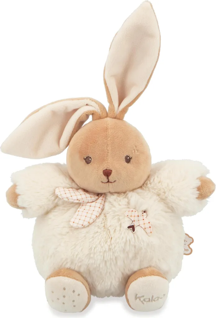 Kaloo Lapin en peluche Crème - Doudou extra doux et durable de 17 cm