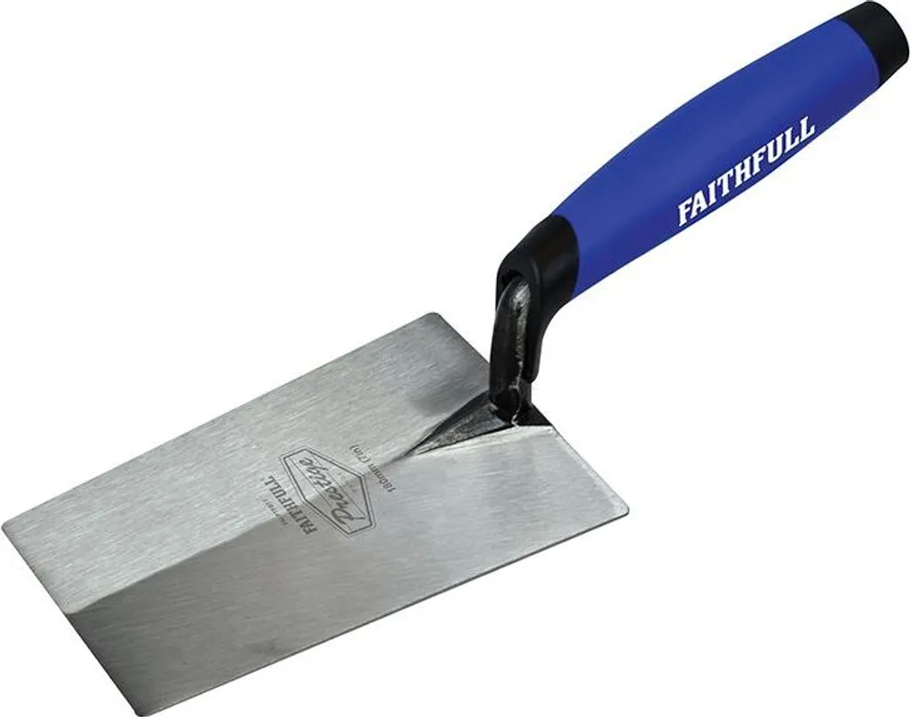 Truelle à godet 180mm avec lame en acier forgé et manche antidérapant