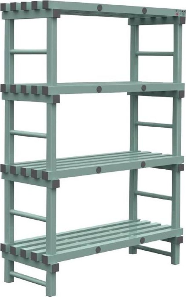 Jackstack Regal 1200x1750x500mm by REA für Kühlzelle oder Lagerraum