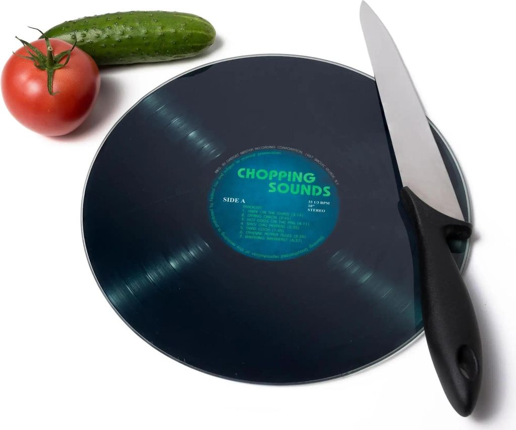 Glas-Vinylplatte - Stilvolles Schneidebrett für Produktbild 