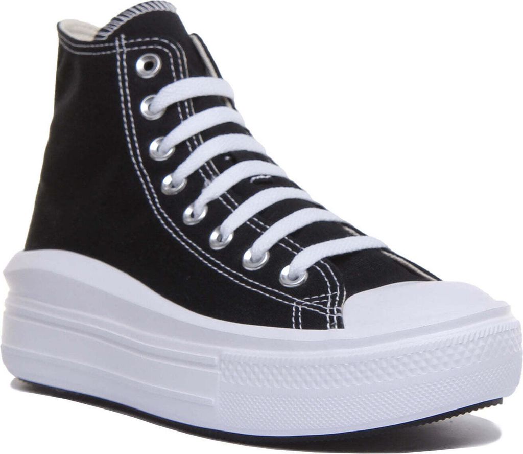 Converse CT AS Move Schwarz weiße Frauen Hi Top Produktbild 