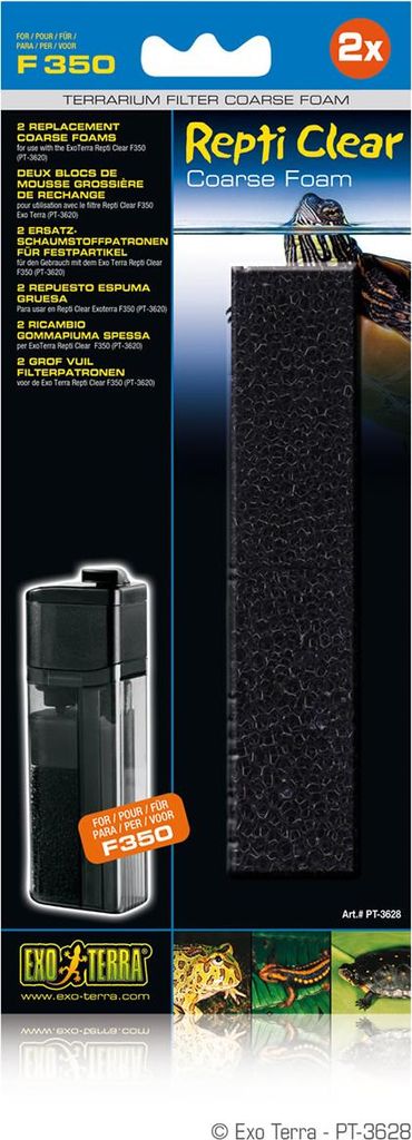 Exo Terra Ersatz Schaumstoff für Repti Clear F350