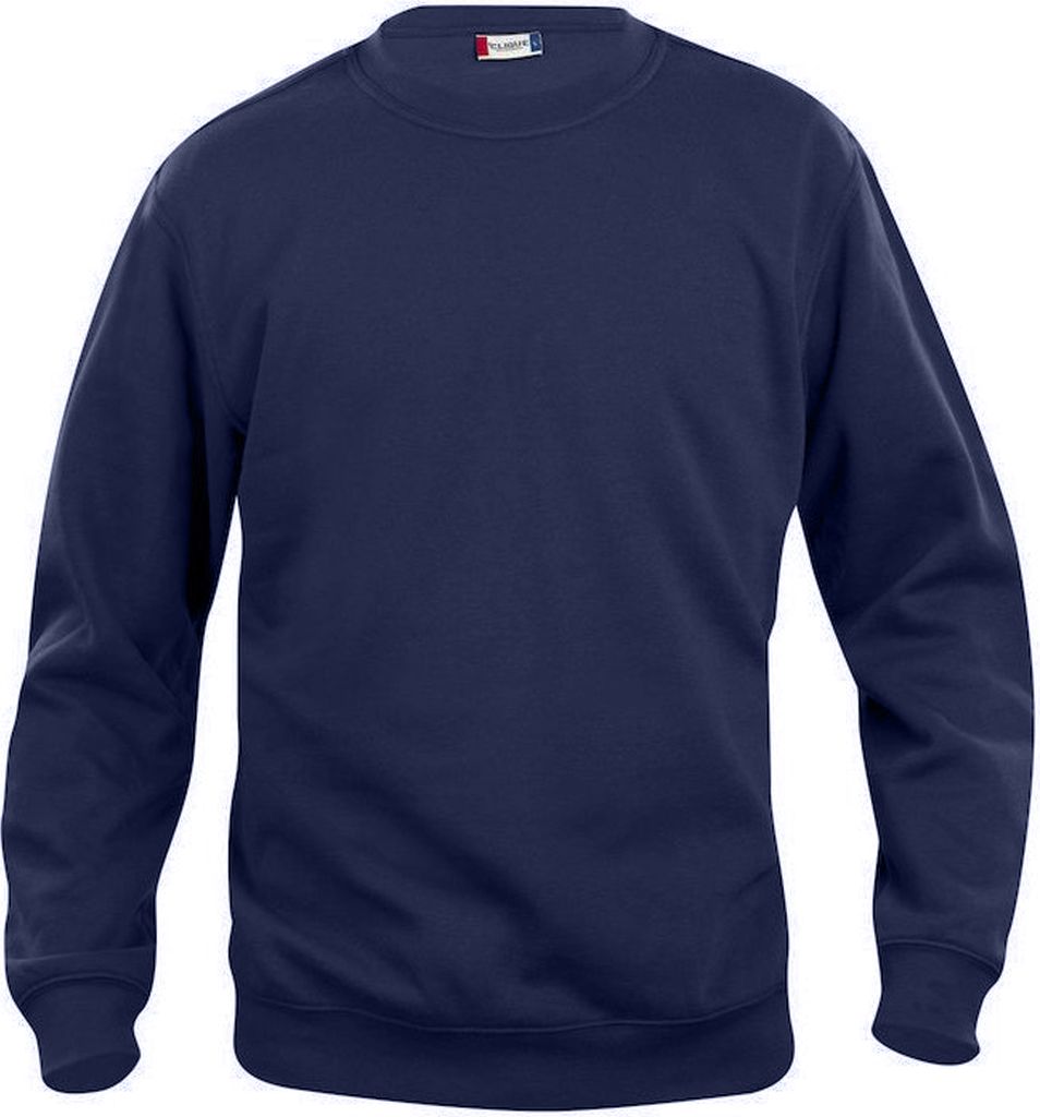 Clique - "Basic" Sweatshirt Rundhalsausschnitt für Herren/Damen Uni UB177 (M) (Dunkel-Marineblau)
