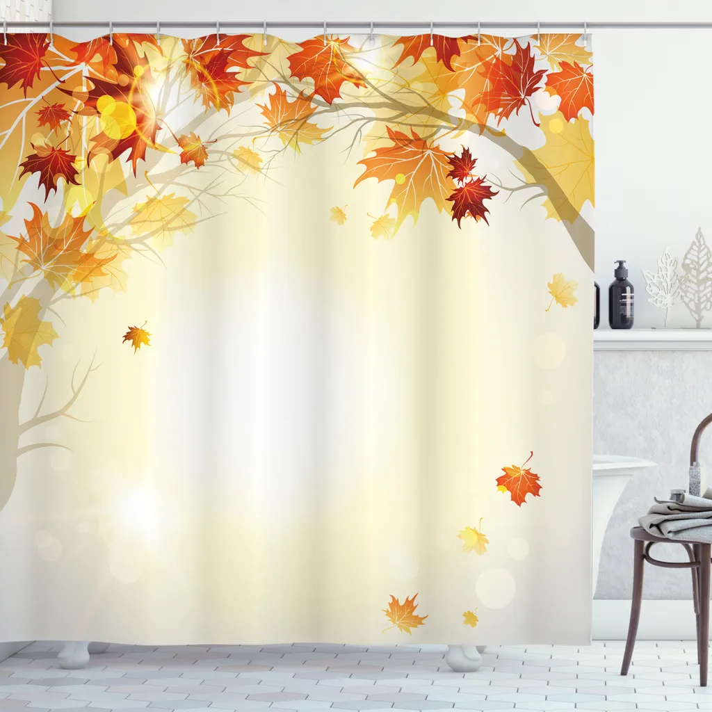 Offerta Tenda Doccia ABAKUHAUS 175x200 cm - Tessuto Antimuffa