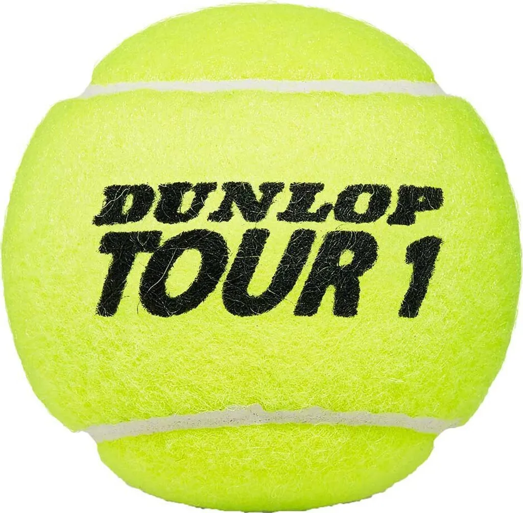 Balles De Tennis Dunlop Tour Performance – 3 Balles – Noyau HD Core – Toutes Surfaces – Club/tournoi