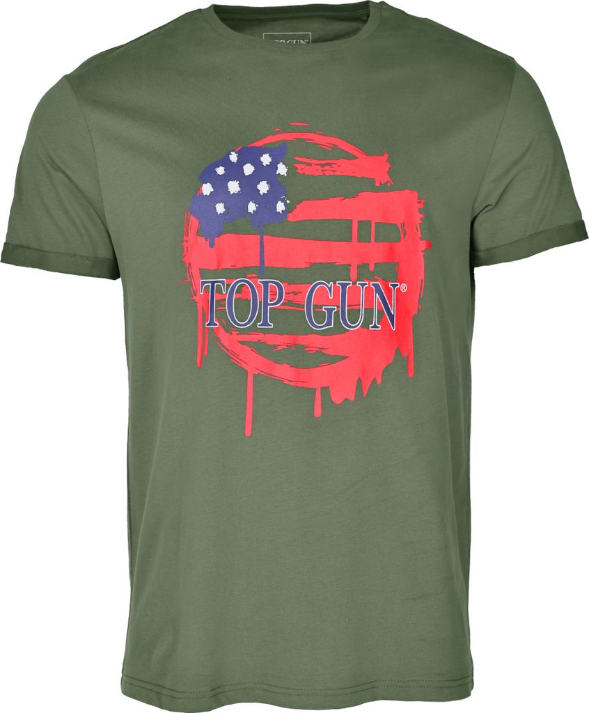 Top Gun T-Shirt TG20213014 Herren oliv S