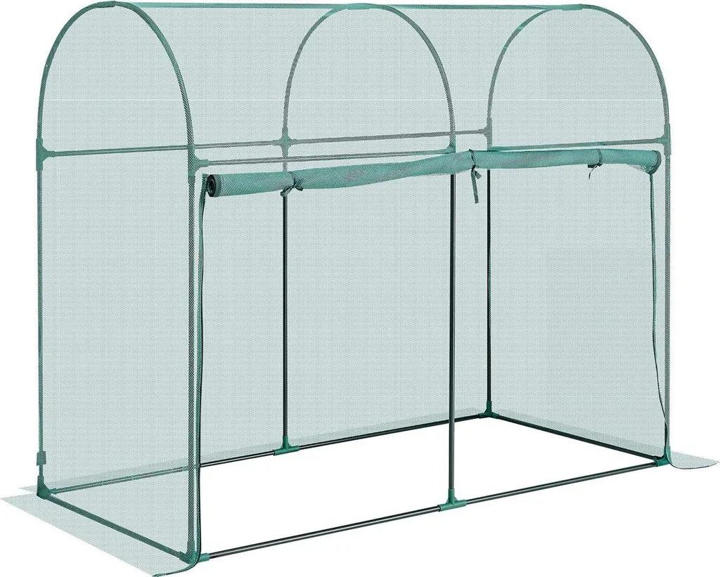 Tente de protection des plantes avec porte et cadre pour potager ext