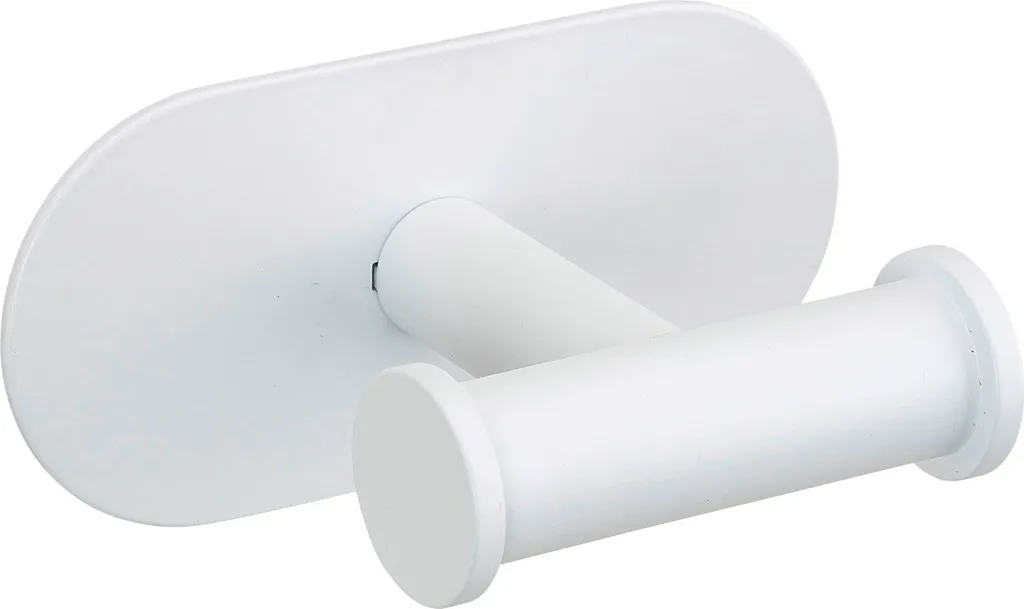 Appendiabiti Bagno WENKO Orea Duo Bianco Opaco - Design senza Fori