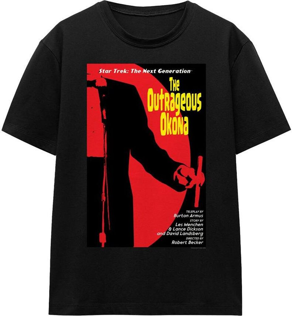 Star Trek - "The Next Generation Season 2 Episode 4" T-Shirt für Herren/Damen Uni TV16371 (XXL) (Schwarz)