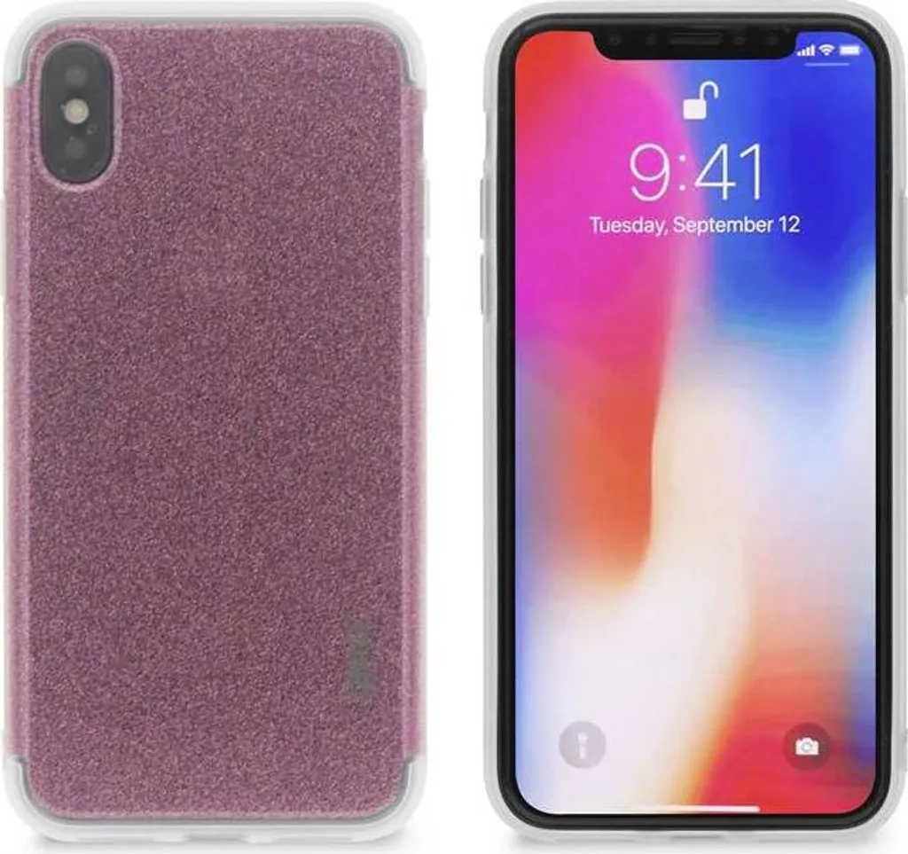 QLTYPRI Custodia per iPhone X Cover, iPhone XS Cover Trasparente per