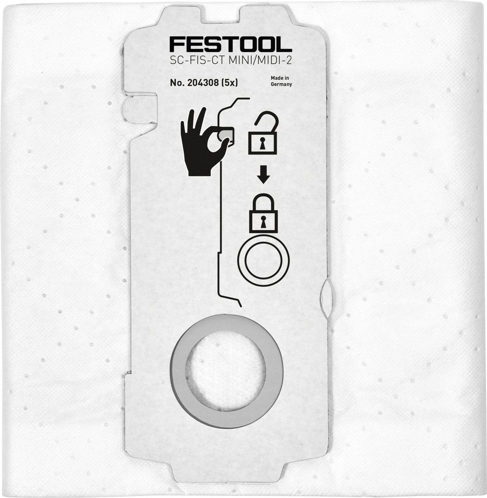 Festool SELFCLEAN Sac filtre SC-FIS-CT MINI/MIDI-2/5 pour Image du produit 