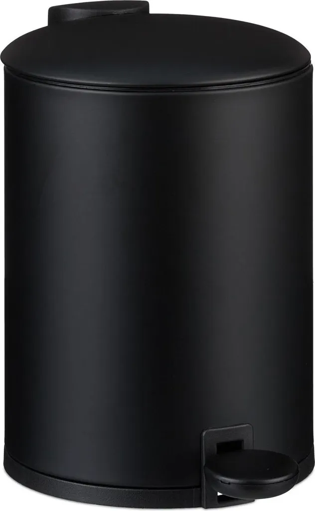 Petite poubelle de WC 3 litres en inox - Mécanisme silencieux et pédale