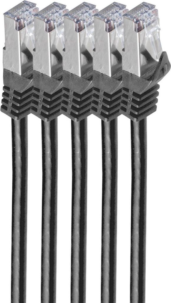 Shiverpeaks RJ45 Patchkabel S/FTP, Cat7 VE5, 2m schwarz