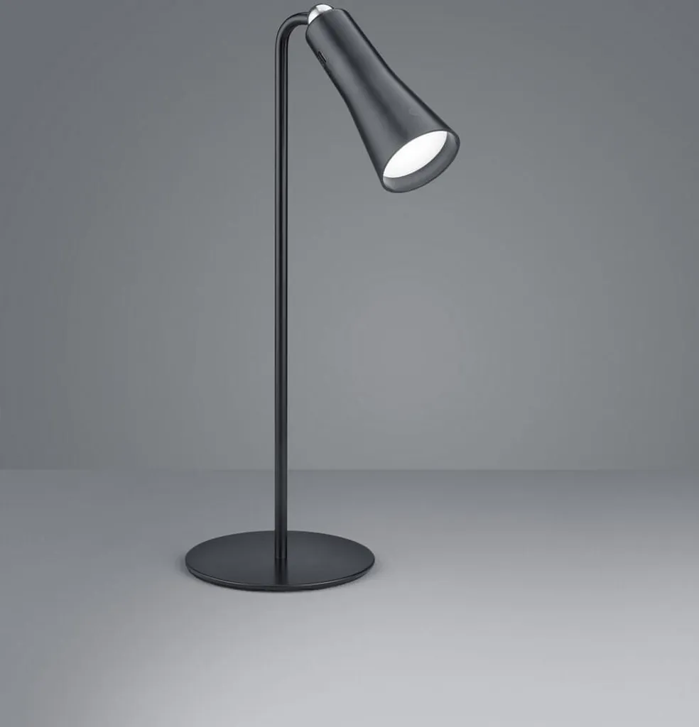 Crea Magia con Trio Maxi: Lampada LED Ricaricabile Nero Opaco