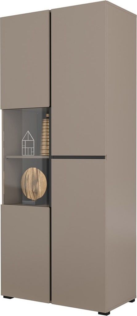 Meublorama HA-CROSS-24CWMY12*2C/72KG, 2 Tür(en), 10 Regale, Mitteldichte Faserplatte (MDF), 2 Jahr(e), 400 mm, 790 mm