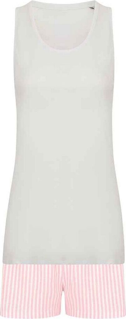 Towel City - Schlafanzug mit Shorts für Damen PC5002 (M) (Weiß/Pink)