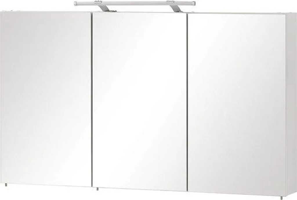 Armoire mélaminée blanche 120 cm - Finition mate et entretien facile