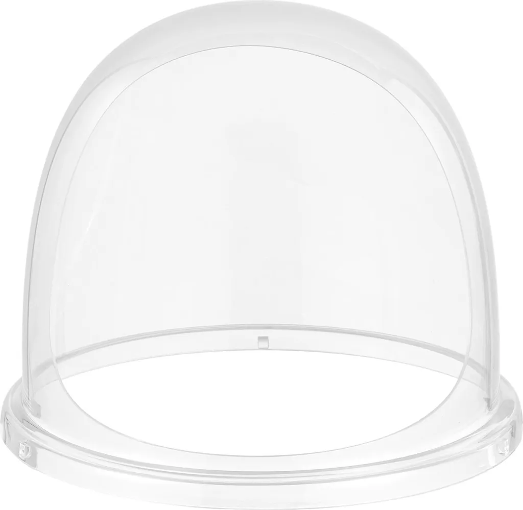 Coperchio per macchina per zucchero filato - Cupola/protezione in acrilico trasparente - Adatto per ciotola di Ø 38 cm - Con scanalature sul fondo per una presa sicura - Per feste e negozi
