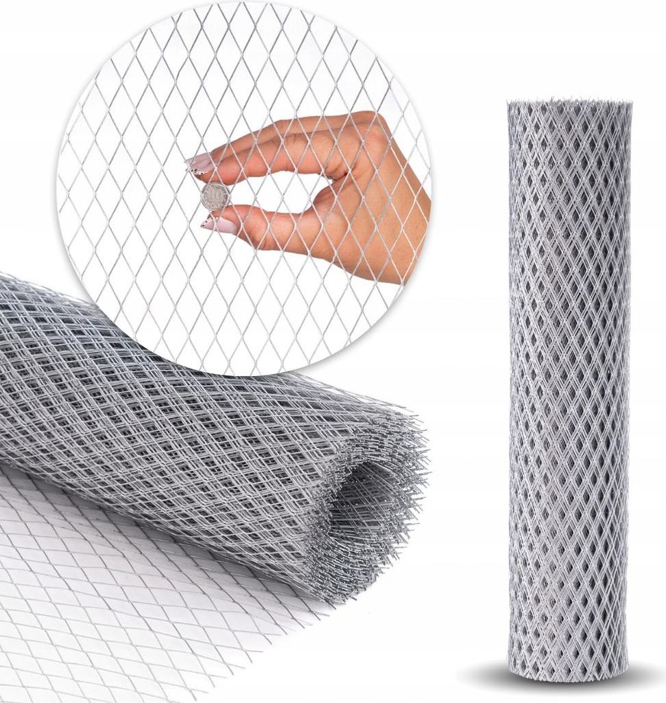 Putztraeger - Streckmetall - Verzinkt - 50 cm x 10 m - Produktbild 