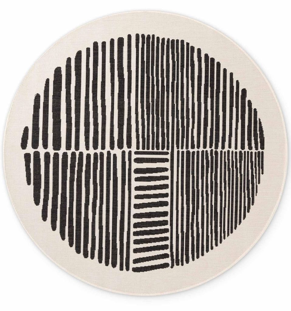 Tappeto rotondo "Bounds" di Ted Baker, in tessuto piatto, Immagine del prodotto 