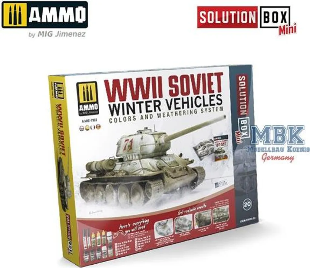 Réussir vos Maquettes Soviétiques d'Hiver sans Erreur avec AMIG7903