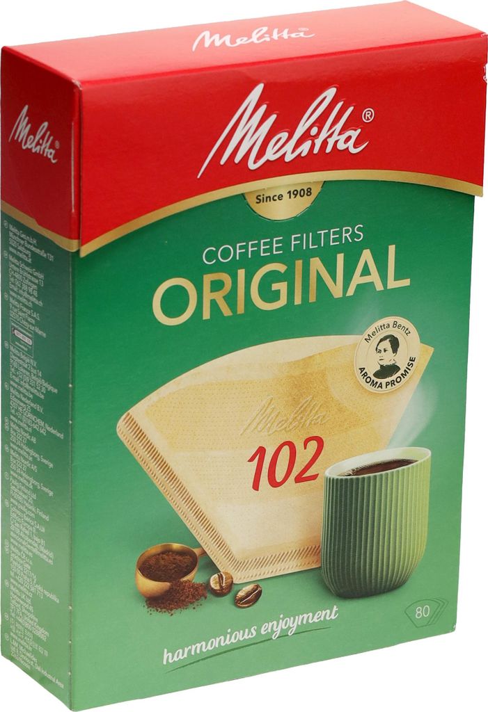 Melitta 102, Korb, Einweg-Kaffeefilter, Papier, Braun, Produktbild 