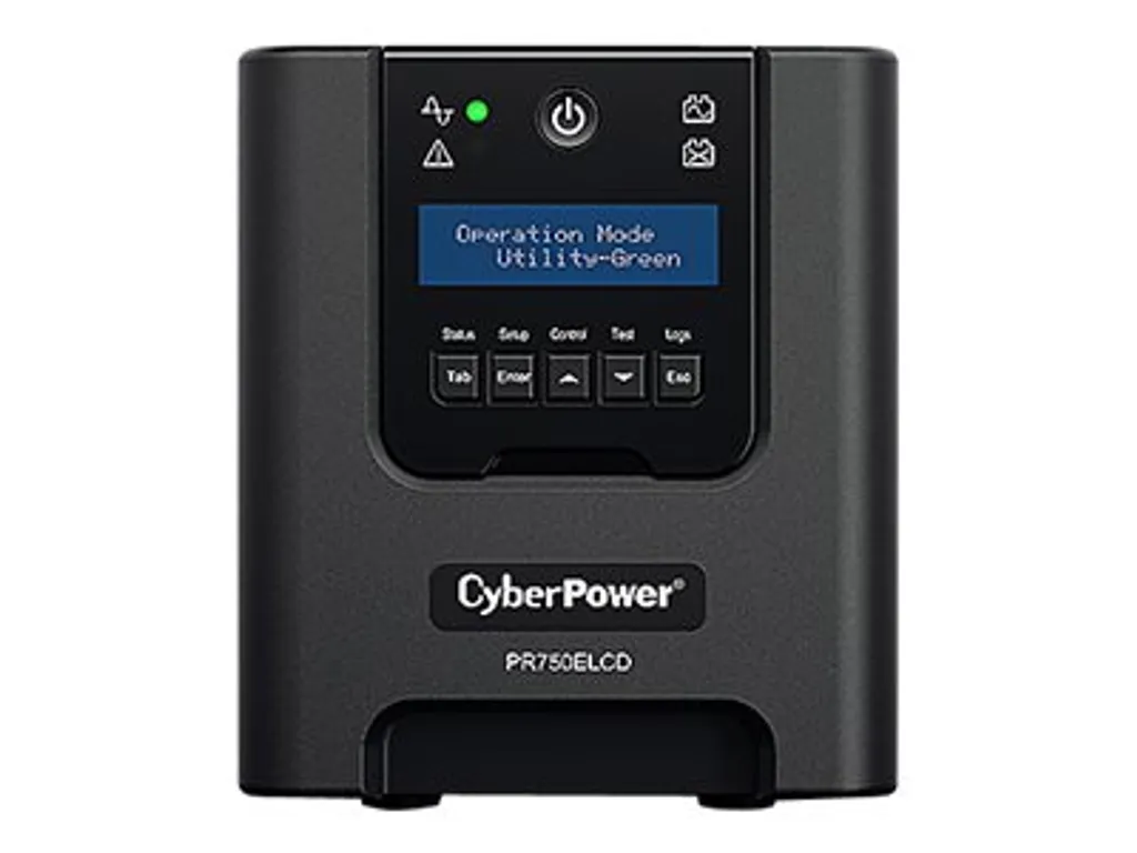Onduleur 675W CyberPower PR750ELCD à Sortie Sinusoïdale Pure LCD