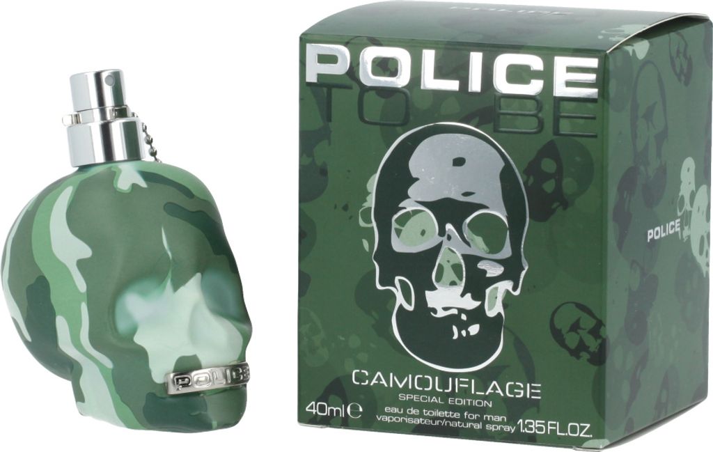 POLICE Camouflage Eau de Toilette, 40 ml (voor heren) Productafbeelding 