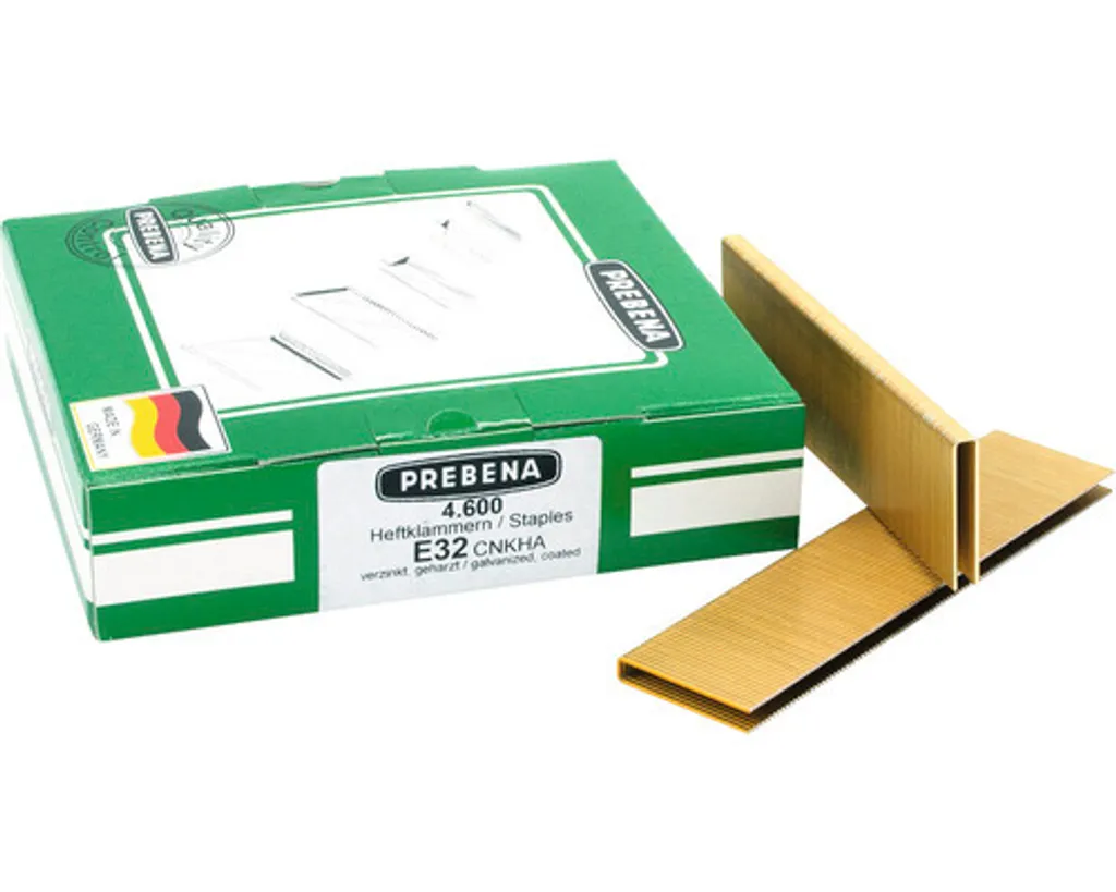 Prebena Graffette 25mm Tipo E E32CNKHA - 4600 Pezzi per Fai da Te - 9
