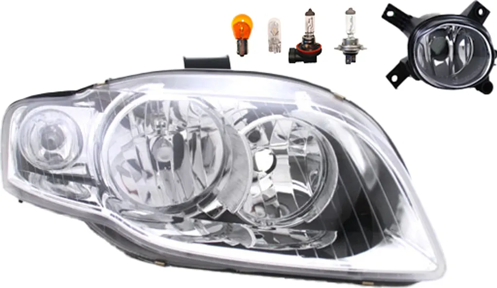 Sistema di Illuminazione Johns Audi A4 8E 04-08 Destro + Fendinebbia
