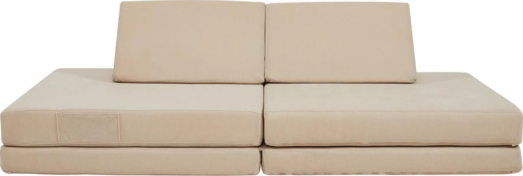 Divano Montessori Norhulta 5 Pezzi: Arredo Gioco Modulare Cord Beige - 8