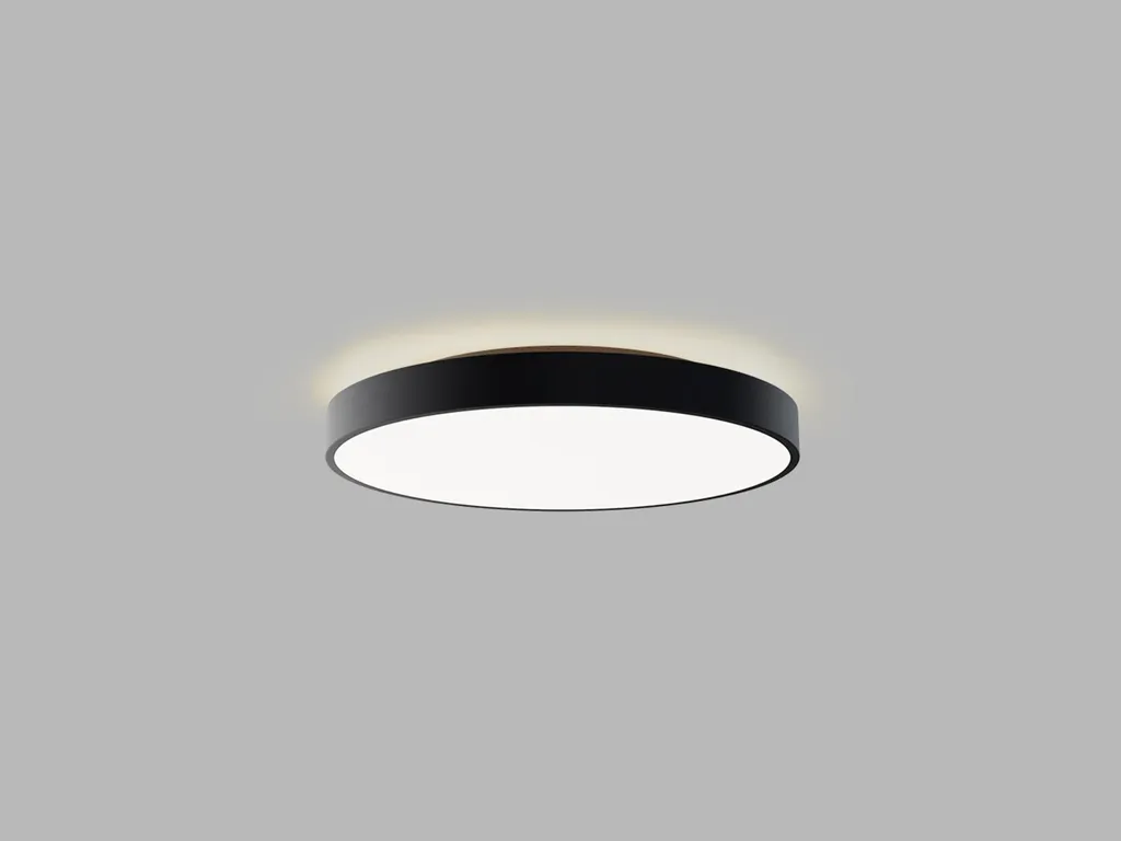 Plafonnier RINGO II LED dimmable noir 60cm avec CCT 3000K et 4000K