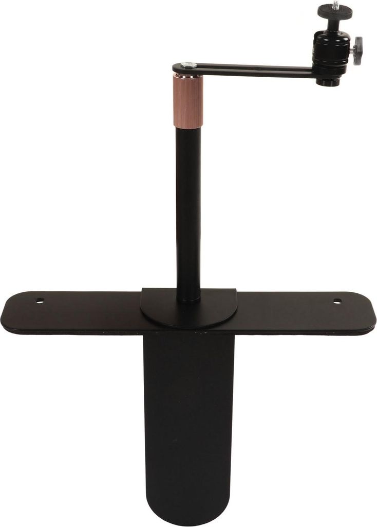 Projektorständer, 24–40 cm, verstellbarer Winkel, Halterung, 1/4 Zoll Gewinde, für Sofa, Nachttisch, Schwarz
