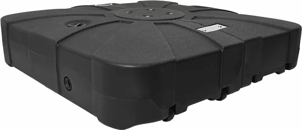 Set 2 Basi Ombrellone a Sbalzo vidaXL Nere | Supporto Robusto Giardino