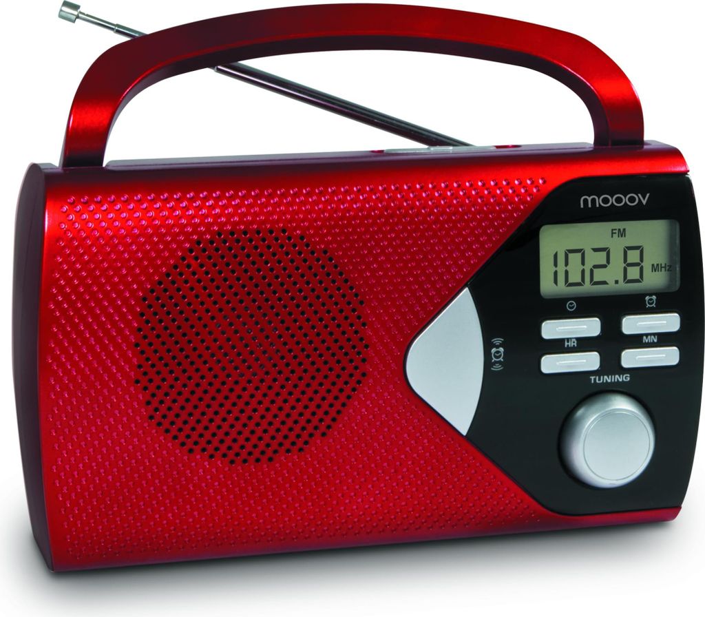 Radio portable Metronic rouge Image du produit 