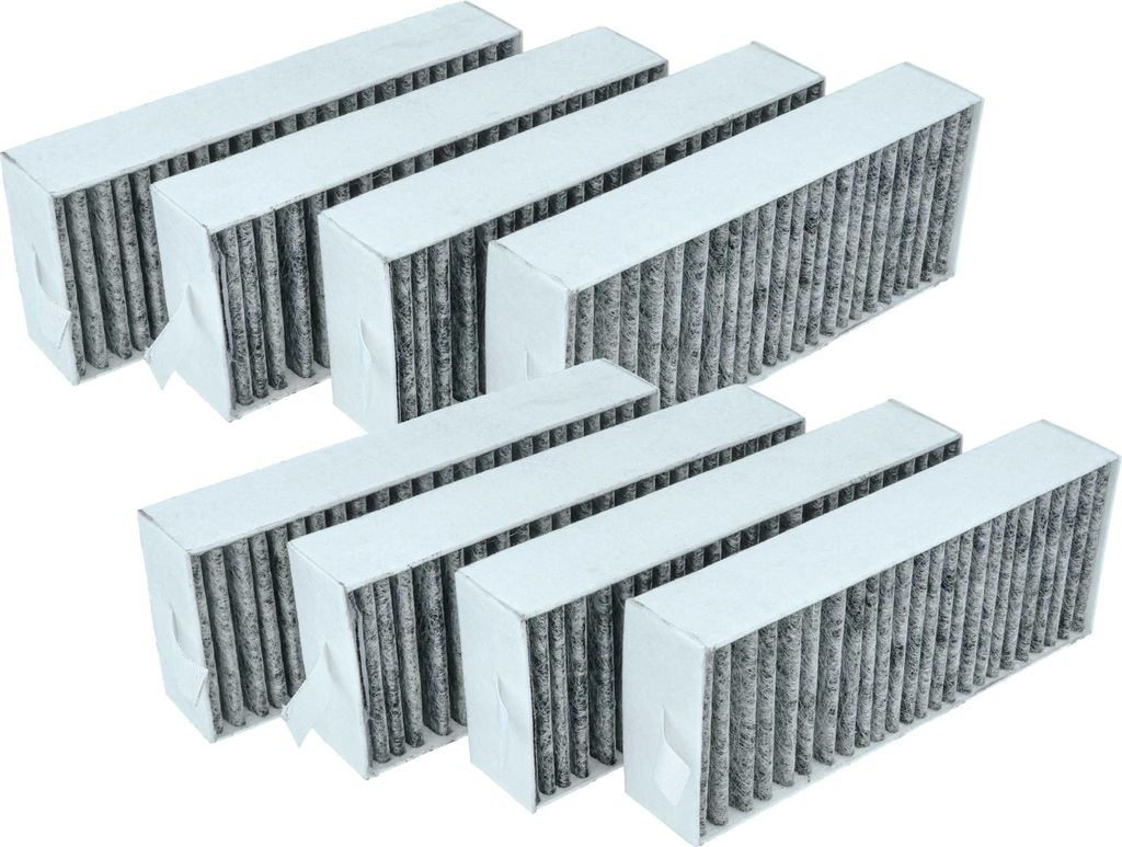 vhbw 8x Aktivkohlefilter kompatibel mit Bosch Series 6/8 Produktbild 