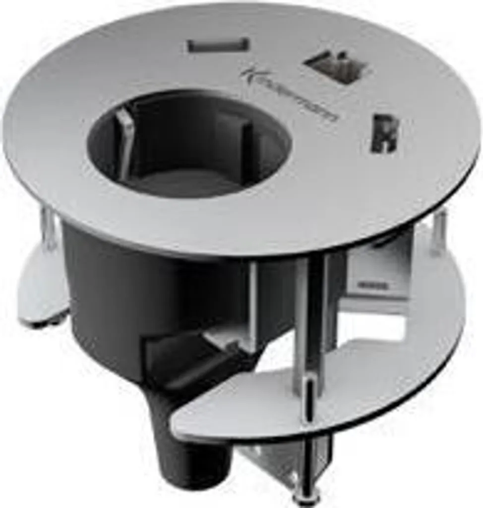 Unité de Branchement Inox Brossé CablePort table2 pour Mobilier Design