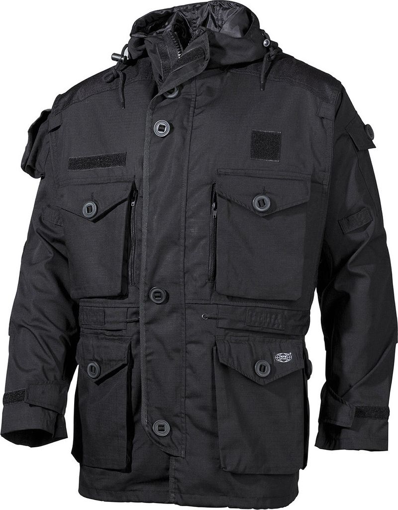 Outdoorjacke mit Rip Stop, schwarz XL Produktbild 