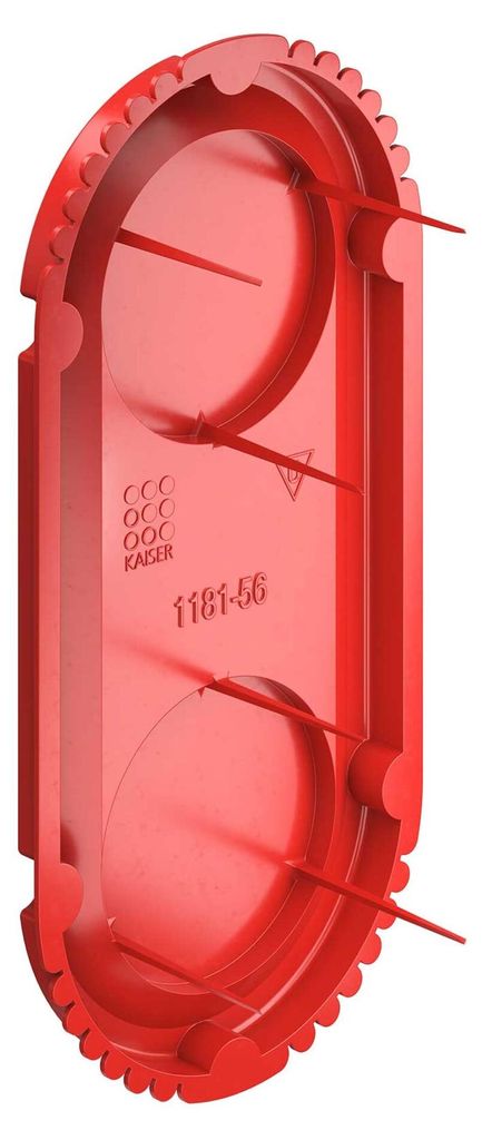 Kaiser Elektro Signaldeckel 1181-56 für Doppeldose