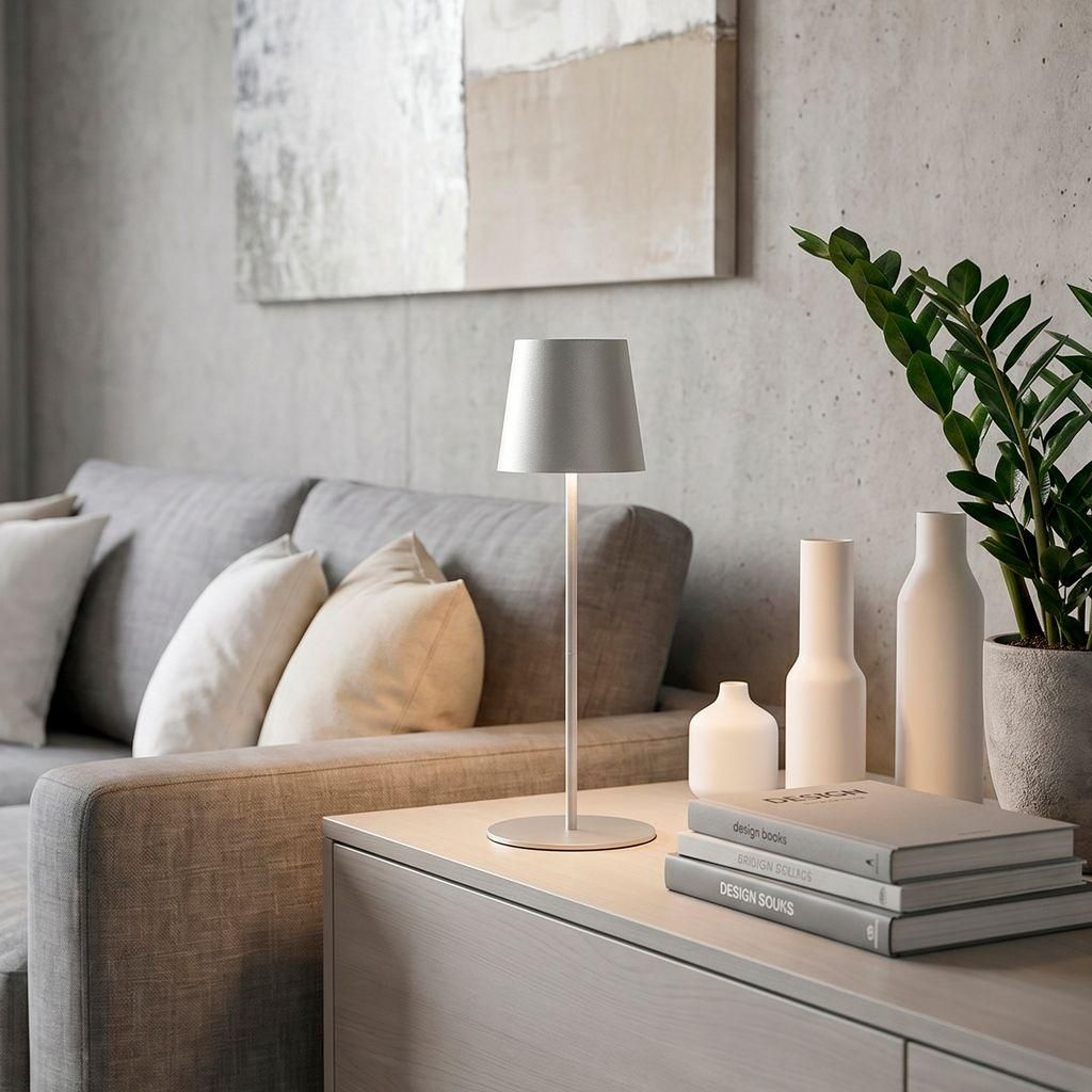 Stolní lampa Briloner bezdrátová, dotyková, výškově Obrázek produktu 