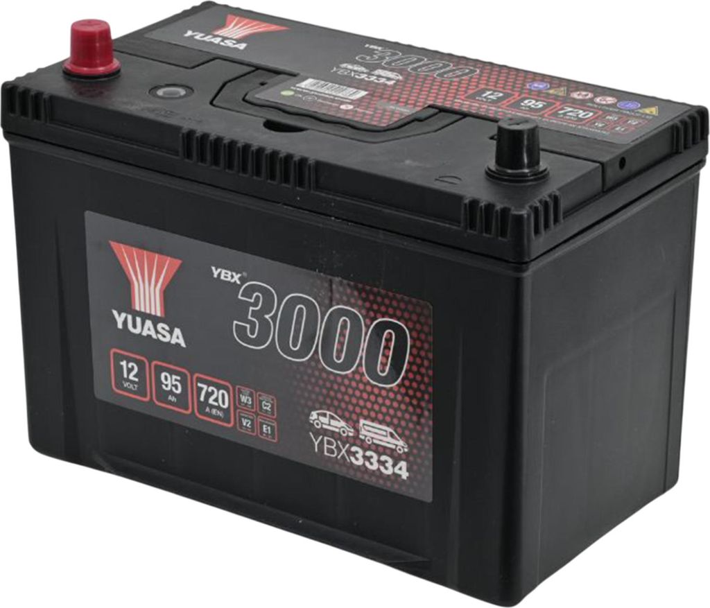 YUASA YBX3334 SMF Starterbatterie 12V 95Ah 720A(EN)