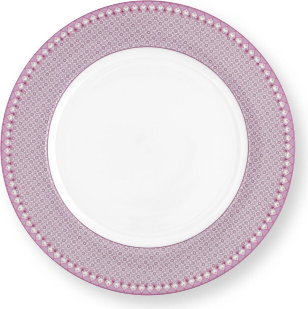 PIP STUDIO Lily&Lotus Speiseteller weiss/lila 26,5cm