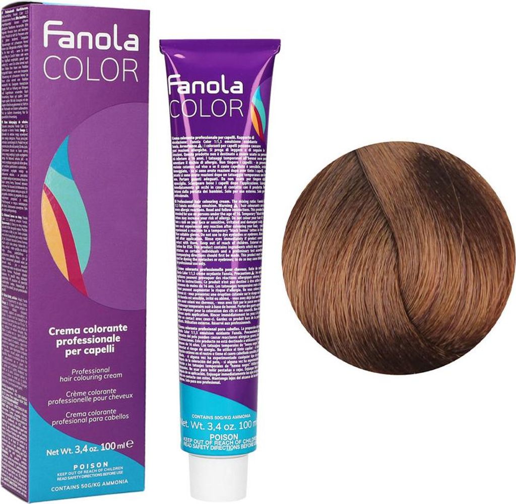Fanola Haarfarbe Professional Colouring Cream 7.13 Blonde Produktbild 