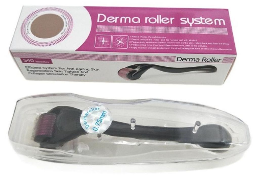 INF Derma Roller Microneedle 540 Nadeln 2.0mm ABS für Gesicht und Körper