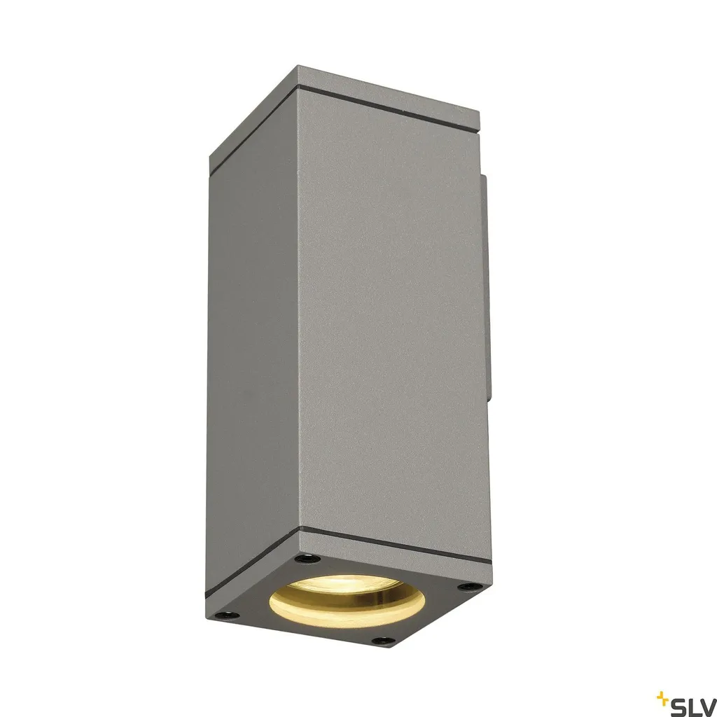 Luminaire extérieur étanche IP44 Theo Wall Out Down carré GU10
