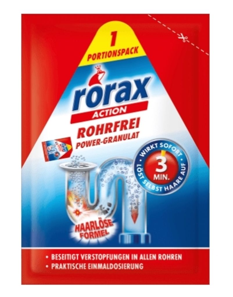 Rorax Rohrfrei Power-Granulat, 12er Pack (12 x 60 g) Produktbild 4