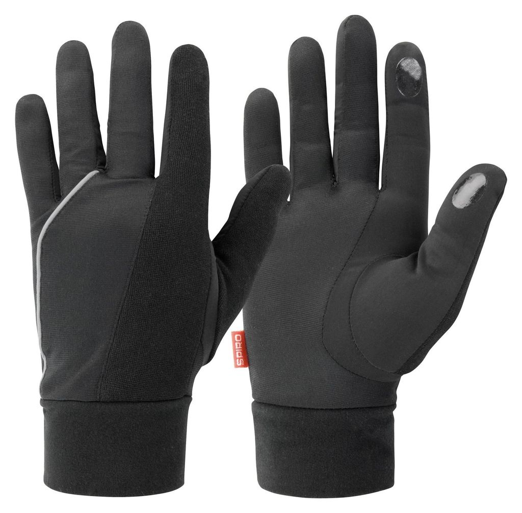 Spiro - Herren/Damen Unisex Handschuhe "Elite", Laufen FK1710 (S) (Schwarz)