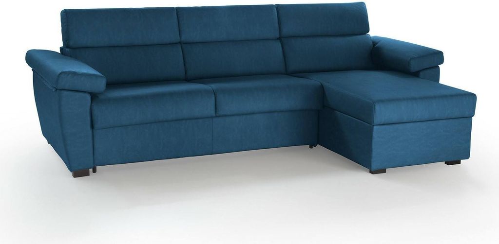 Tolle - Schlafsofa mit Ottomane, 285x160 cm blau, Abziehbar Italy