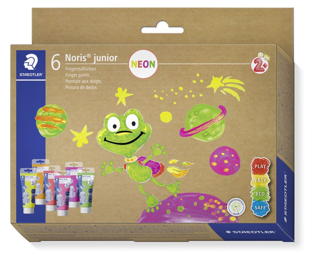 STAEDTLER Fingermalfarbe NJ Neon 6St Etui Image du produit 