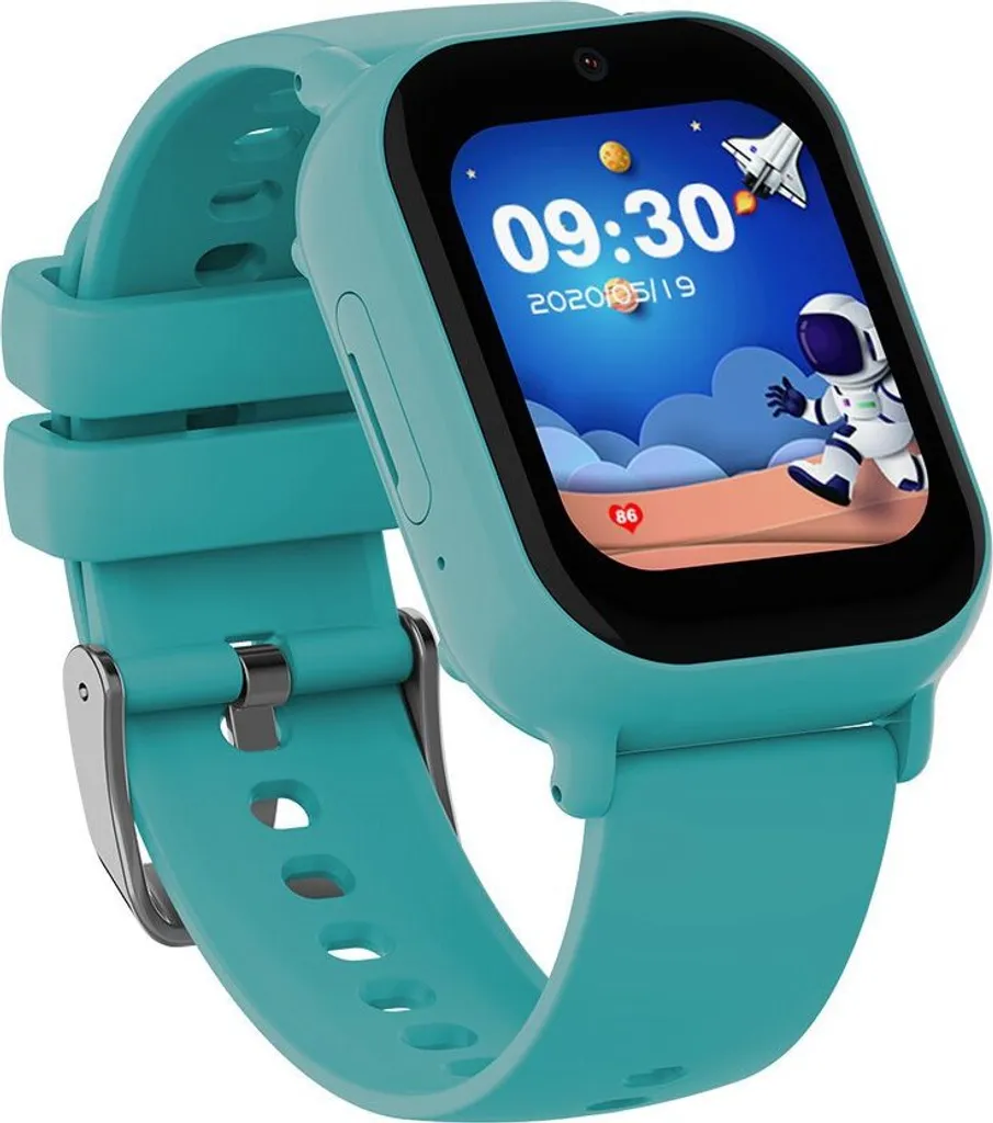 Montre GPS enfant CARNEO GuardKid+ 4G TINY avec appel vidéo bleu